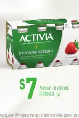 Loblaws ACTIVIA -8X93ML offer