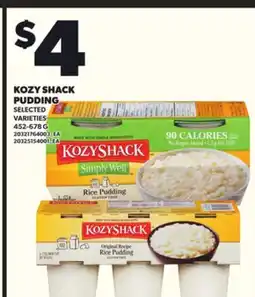 Loblaws KOZY SHACK PUDDING, 452-678G offer