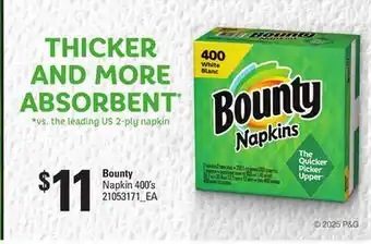 Loblaws BOUNTY NAPKIN, 400'S offer