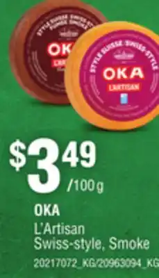 Loblaws OKA L'ARTISAN SWISS-STYLE, SMOKE offer