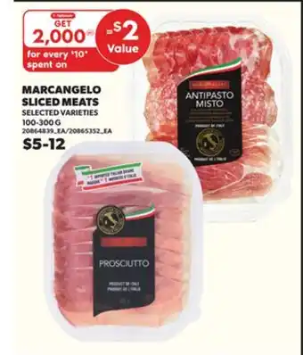 Loblaws MARCANGELO SLICED MEATS, 100-300G offer