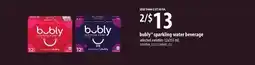 Loblaws BUBLY SPARKLING WATER BEVERAGE, 12x355mL offer