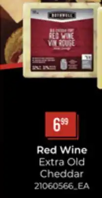 Loblaws RED WINE EXTRA OLD CHEDDAR offer