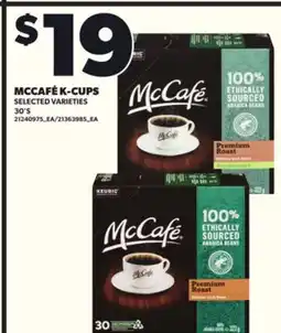 Loblaws MCCAFÉ K-CUPS K-CUPS, SELECTED VARIETIES offer