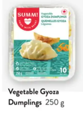 Loblaws VEGETABLE GYOZA DUMPLINGS, 250 G offer