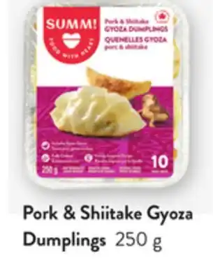 Loblaws PORK & SHIITAKE GYOZA DUMPLINGS 250 G offer