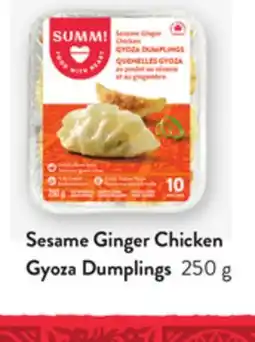 Loblaws SESAME GINGER CHICKEN GYOZA DUMPLINGS, 250 G offer