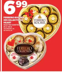 Loblaws FERRERO ROCHER OR COLLECTIONS HEART 89.5-100G offer