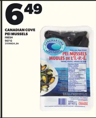 Loblaws CANADIAN COVE PEI MUSSELS 907G offer