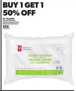 Loblaws PC PILLOWS offer