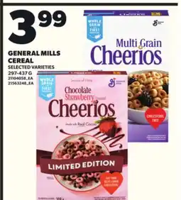 Loblaws GENERAL MILLS CEREAL, 297-437 G offer