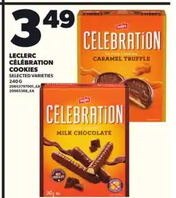 Loblaws LECLERC CÉLÉBRATION COOKIES, 240G offer