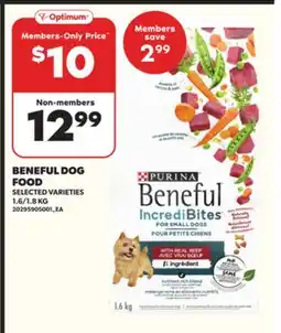 Loblaws BENEFUL DOG FOOD, 1.6/1.8KG offer