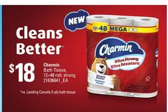 Loblaws CHARMIN BATH TISSUE, 12=48 roll, strong offer