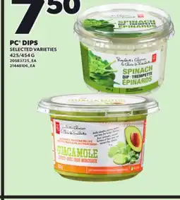 Loblaws PC DIPS, 425/454 G offer