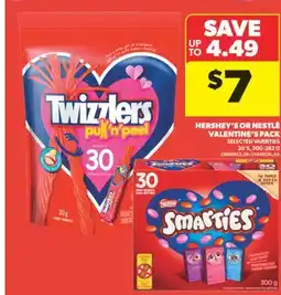 Real Canadian Superstore HERSHEY'S OR NESTLÉ VALENTINE'S PACK, 30' S, 300-382 G offer