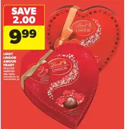 Real Canadian Superstore LINDT LINDOR AMOUR HEART, 108/168 G offer