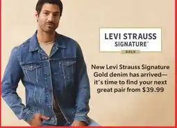 Real Canadian Superstore NEW LEVI STRAUSS SIGNATURE GOLD DENIM offer