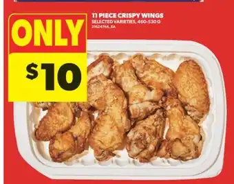 Real Canadian Superstore 11 PIECE CRISPY WINGS, 460-530 G offer