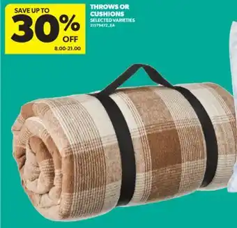 Real Canadian Superstore THROWS OR CUSHIONS offer