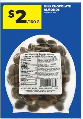 Real Canadian Superstore MILK CHOCOLATE ALMONDS offer