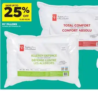 Real Canadian Superstore PC PILLOWS offer