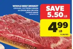 Real Canadian Superstore WHOLE BEEF BRISKET offer