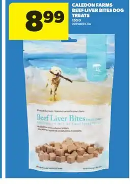 Real Canadian Superstore CALEDON FARMS BEEF LIVER BITES DOG TREATS, 150 G offer