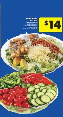 Real Canadian Superstore FAMILY SIZE SALADS, 740 G - 1.41 KG offer