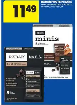 Real Canadian Superstore RXBAR PROTEIN BARS, 208/260 G offer