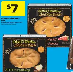 Real Canadian Superstore FARMER'S MARKET PIES, 580 G - 1 KG offer