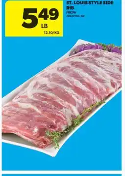 Real Canadian Superstore ST. LOUIS STYLE SIDE RIB offer