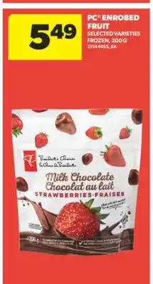 Real Canadian Superstore PC ENROBED FRUIT, 200 G offer