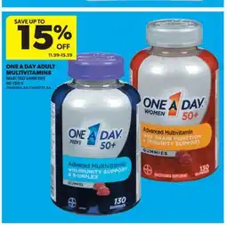 Real Canadian Superstore ONE A DAY ADULT MULTIVITAMINS, 60-130' S offer