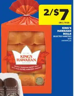 Real Canadian Superstore KING'S HAWAIIAN ROLLS, 12' S offer