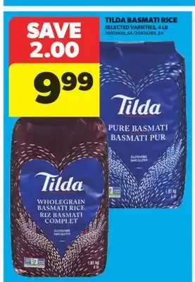 Real Canadian Superstore TILDA BASMATI RICE, 4 LB offer