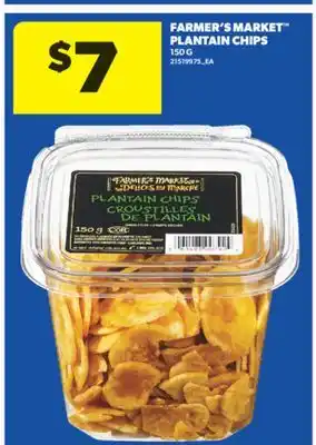 Real Canadian Superstore FARMER'S MARKET PLANTAIN CHIPS, 150 G offer