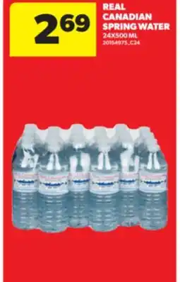 Real Canadian Superstore REAL CANADIAN SPRING WATER, 24X500 ML offer