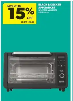 Real Canadian Superstore BLACK & DECKER APPLIANCES offer