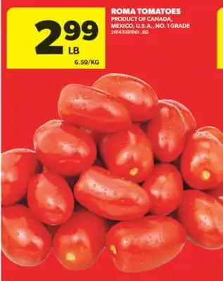 Real Canadian Superstore ROMA TOMATOES offer