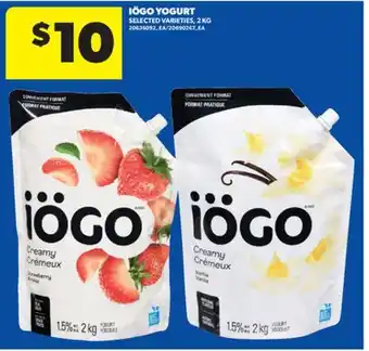 Real Canadian Superstore IÖGO YOGURT, 2 KG offer