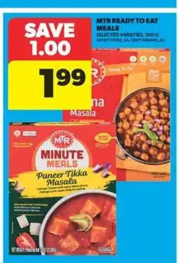 Real Canadian Superstore MTR READY TO EAT MEALS, 300 G offer