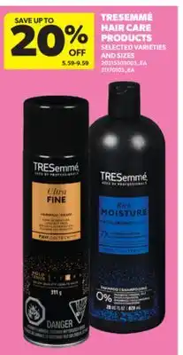 Real Canadian Superstore TRESEMMÉ HAIR CARE PRODUCTS offer