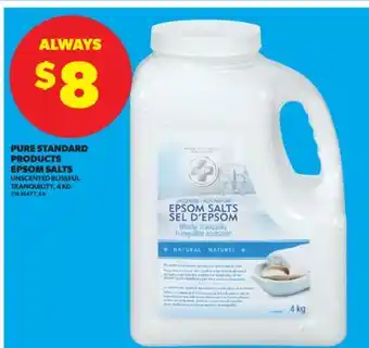 Real Canadian Superstore PURE STANDARD PRODUCTS EPSOM SALTS, 4 KG offer