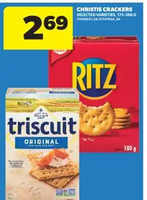 Real Canadian Superstore CHRISTIE CRACKERS, 175-386 G offer