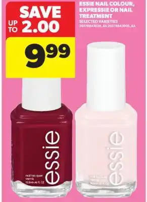 Real Canadian Superstore ESSIE NAIL COLOUR, EXPRESSIE OR NAIL TREATMENT offer