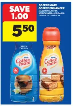 Real Canadian Superstore COFFEE MATE COFFEE ENHANCER, 828/946 ML offer