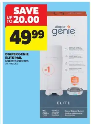 Real Canadian Superstore DIAPER GENIE ELITE PAIL offer