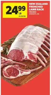 Real Canadian Superstore NEW ZEALAND FRENCHED LAMB RACK offer