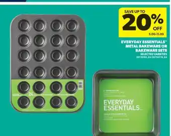 Real Canadian Superstore EVERYDAY ESSENTIALS METAL BAKEWARE OR BAKEWARE SETS offer